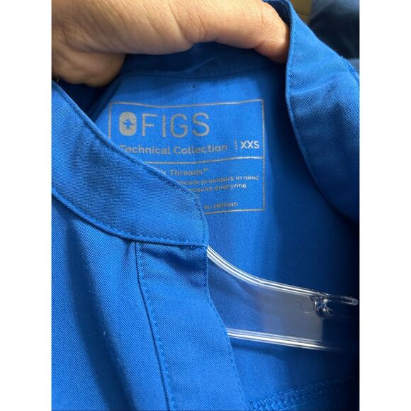 Figs set  Zamora joggers  pants and Rafaela top scrub size XS/P blue - Picture 6 of 8